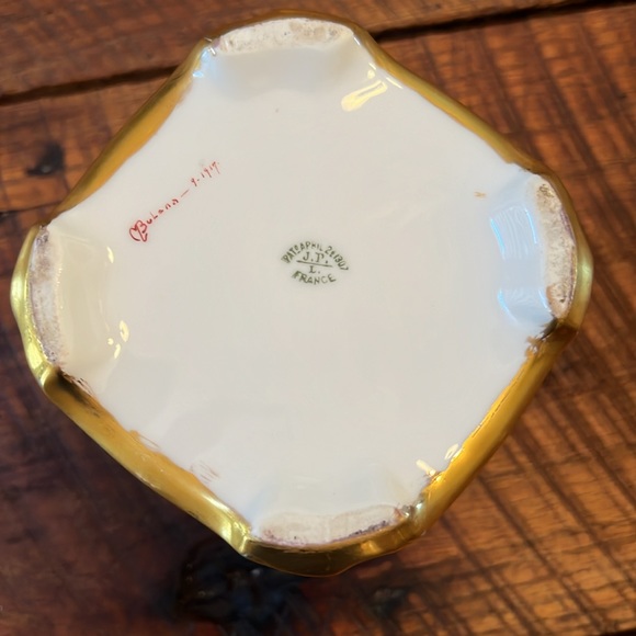 Jean Pouyat limoge.  JPL France.  Very rare  square shaped stein/mug. - Picture 5 of 10